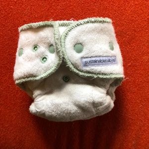 Fitted Diaper - Happy Little Cloud Sloomb